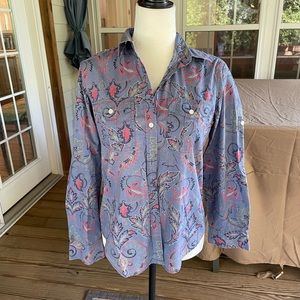 Lauren Jeans Co. button down blouse